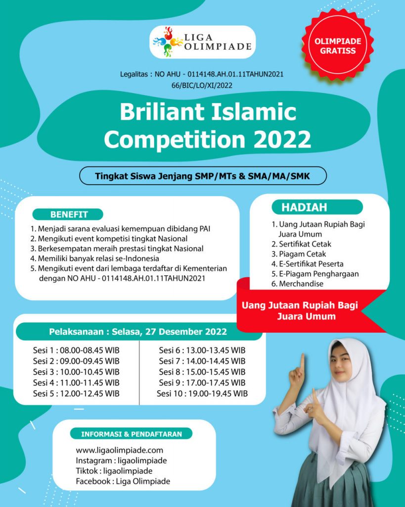 Briliant Islamic Competition 2022 – Olimpiade